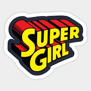 Super Girl Sticker
